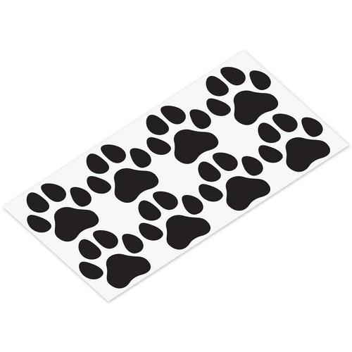 Paw prints for car bumper - paw,