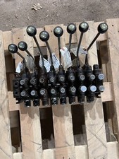 Forestry timber crane 8 lever hydraulic spool valve block