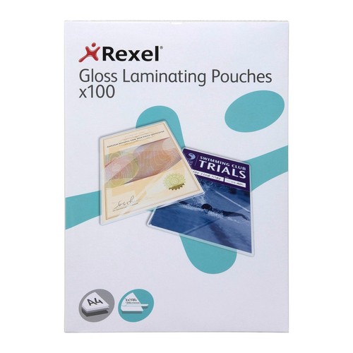 Rexel clear gloss - a4,