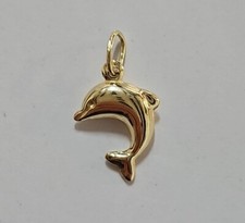 9ct Yellow Gold Dolphin