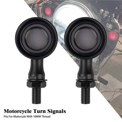 Black led bullet turn - 2x,
