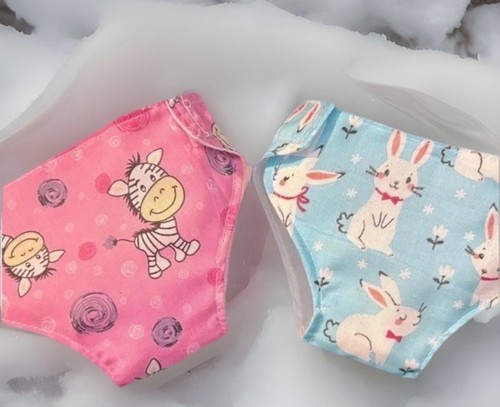 Dolls knickers nappies - 2,