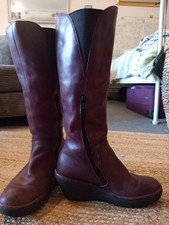 Fly London Boots Size 4 UK GORGEOUS BOOTS! Rare colour