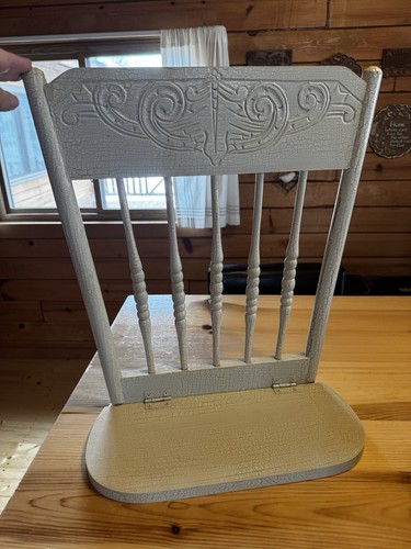 Farmhouse chair shelf - farmhouse, wood