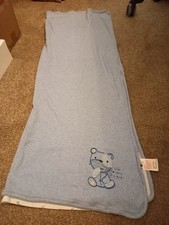 Jersey Baby Blanket With Teddy Bear, Mothercare