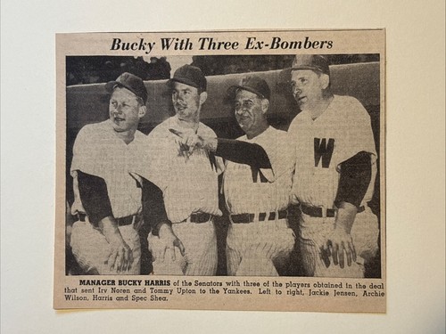 Bucky harris jackie - bucky, jensen