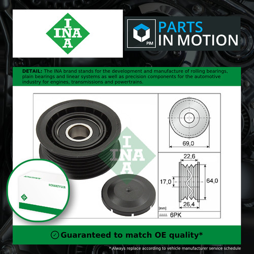 Aux belt idler pulley - belt,