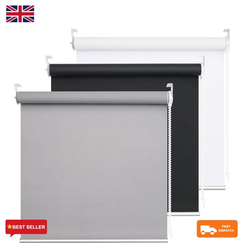 Blackout roller blind - blind, 20wx185h
