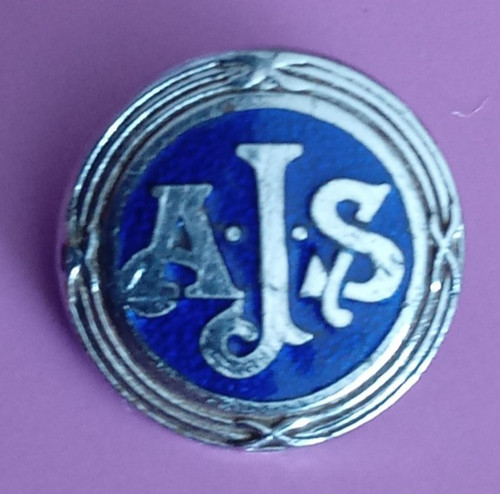 Ajs motorcycles vintage enamel - ajs,