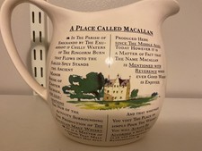 Macallan Whisky Ceramic water jug. Perfect condition.