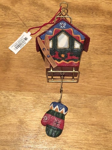 Dept ornament ski - ski, chalet