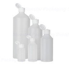 Plastic Bottles Natural HDPE