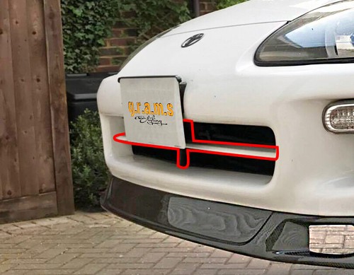 Toyota supra mk4 front bumper - supra,