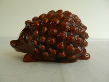 Vintage Denmead Pottery Hedgehog money box