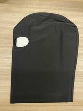 Black Spandex Full Face Cover Head Hood Role Play Unisex Mask Slave Costume UK
