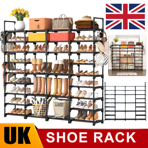 Tier metal shoe - 9-tier, storage