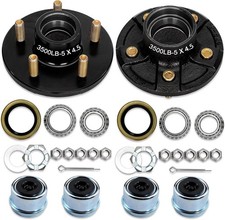 2 Sets 3500Lbs Trailer Hub Kit