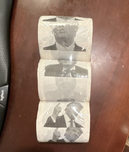 Political novelty toilet paper - political,