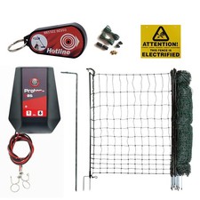 ELECTRIC POULTRY NETTING 50M KIT Fencing Fence Chicken Net Mesh Green 120cm High