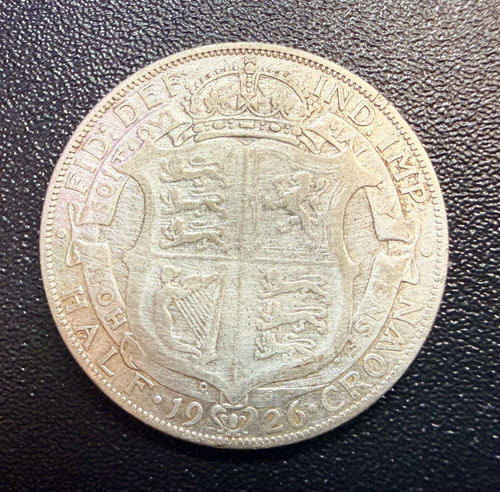 1926 half crown silver - 1926,