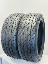 2X 225/45r18 91Y Pirelli Cinturato P7 Runflat Part Worn Fully Air Tested Tyres￼￼