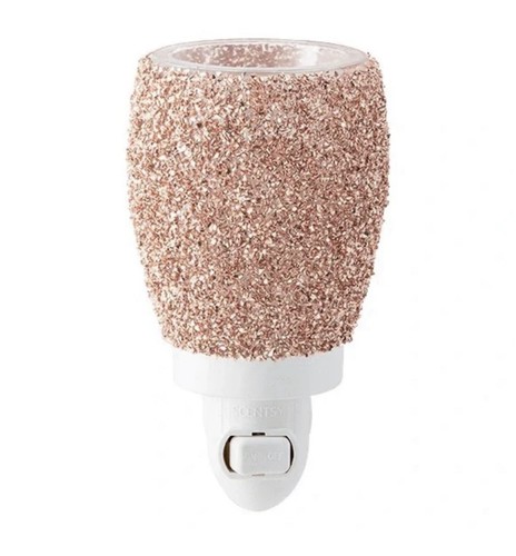 Scentsy glitter rose - rose, gold