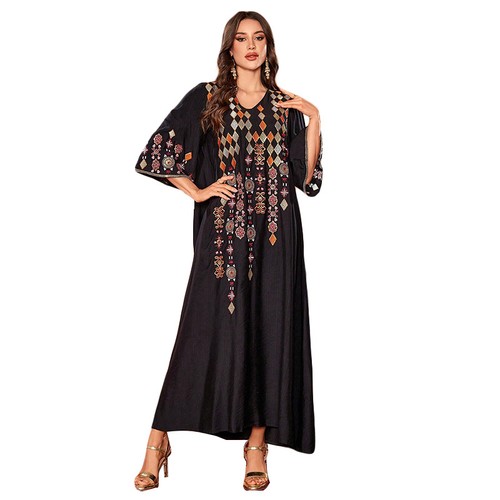 Muslim women long dress maxi - dress,