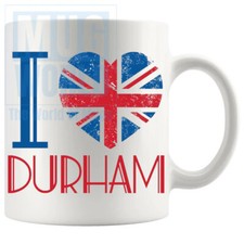 I Love Durham Mug Handmade