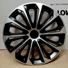  4x14" Wheel trims wheel cover fit Vauxhall Combo Van - silver-black 14"