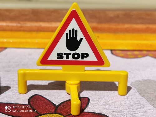 Playmobil old traffic stop - traffic,