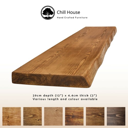 Rustic live edge floating - edge,