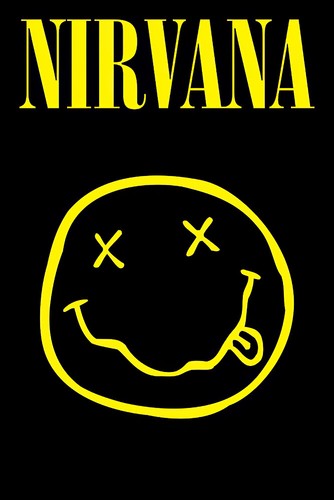 Nirvana music poster print - nirvana,