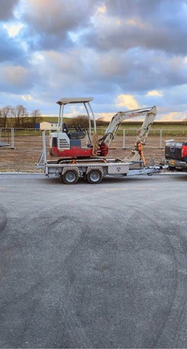 Mini digger and - and, hire