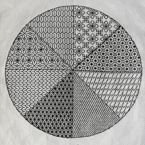 Blackwork cross stitch - blackwork,,