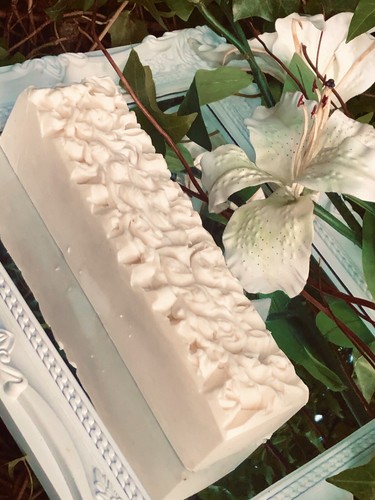 Handcrafted vanilla soap loaf - handcrafted,