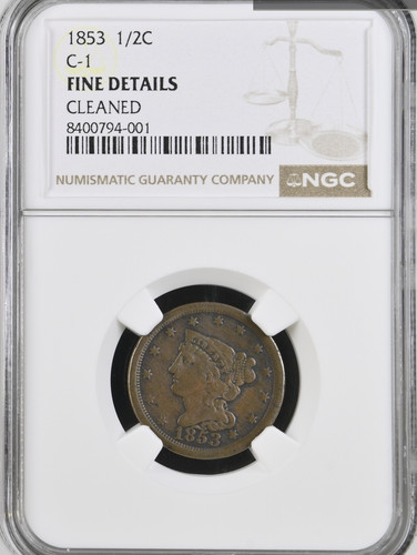 1853 braided hair 1 - 1853, ½