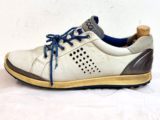 Ecco Biom men Golf shoes Yak Leather Grey/Navy UK 9.5 EU 44