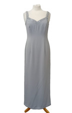 AFTER SIX Size 12 Mother of the Bride. Grey Beaded Long dress with Jacket.