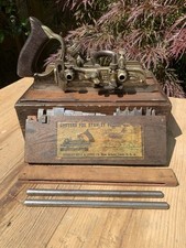 Stanley No 45 Combination Plough Plane inc 17 Cutters In Box Pat 1884 & 1895 