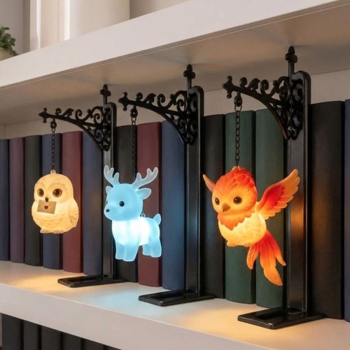 Vintage owl bookshelf lamp - vintage,