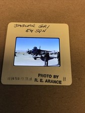 1985 SEPECAT Jaguar GR1 54 SQN British Fighter Jet Kodachrome 35mm Slide# 11