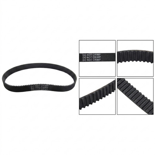 Black transmission belt - transmission,