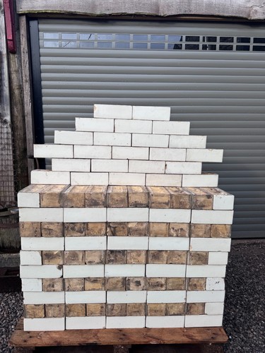 Reclaimed white glazed vintage - glazed,