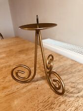 Metal Pillar Candelabra Candle Holder table centre gold Up Cycle Crafts