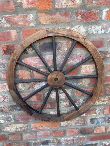 Garden wooden wagon wheel - garden,