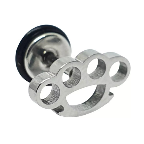 Knuckle duster earring - duster, 16