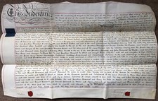 1820 Indenture on Vellum Lease