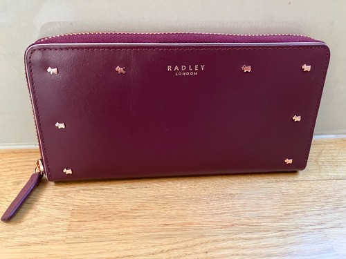 Burgundy radley large leather - large,