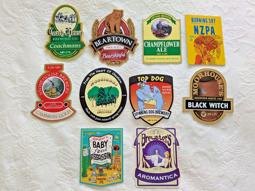 Beer pump badge - x, 10