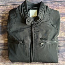 Mens Diesel Black Nylon Biker